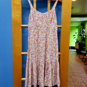 Torrid floral midi dress with pockets size 0 plus